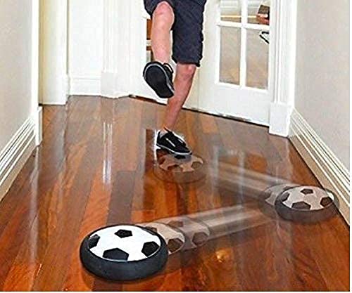 Magic Air Soccer Ball for Toddlers with Flashing Colored LED Lights